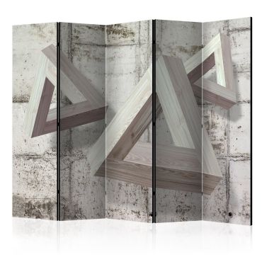 Διαχωριστικό με 5 τμήματα - Grey Trio II [Room Dividers] 225x172