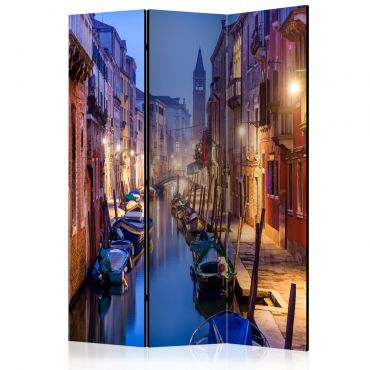 Διαχωριστικό με 3 τμήματα - Evening in Venice [Room Dividers] 135x172