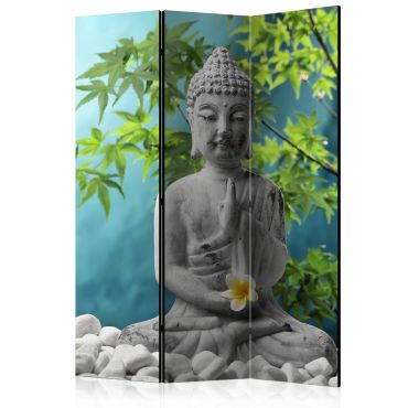 Διαχωριστικό με 3 τμήματα - Meditating Buddha [Room Dividers] 135x172