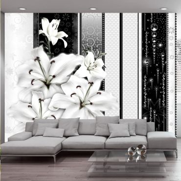 Φωτοταπετσαρία - Crying lilies in white