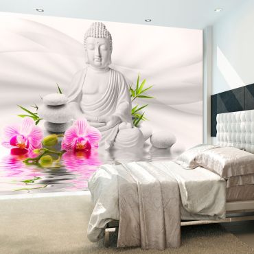 Φωτοταπετσαρία - Buddha and Orchids