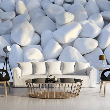 Φωτοταπετσαρία - White Pebbles