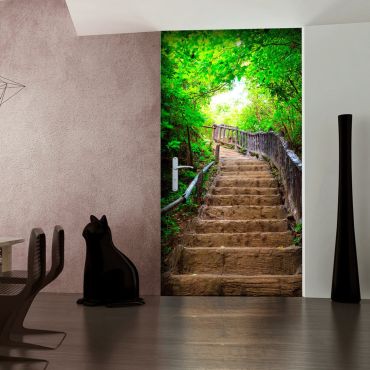 Φωτοταπετσαρία πόρτας - Photo wallpaper – Stairs from nature I