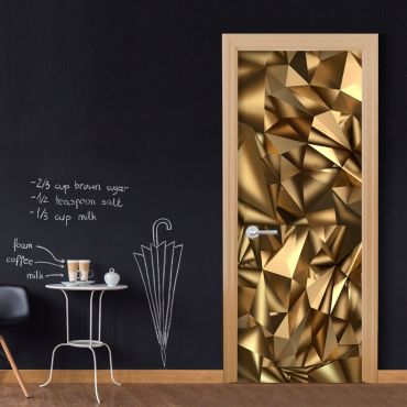 Φωτοταπετσαρία πόρτας - Photo wallpaper - Golden Geometry I