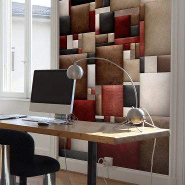 Wallpaper - Leather puzzle 50x1000