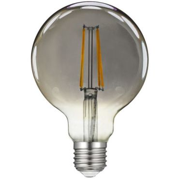 LED Filament E27 G95 8W 2700K Smoky lamp