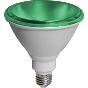 Λαμπτήρας LED E27 PAR38 15W Green