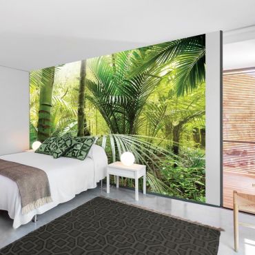 Self-adhesive photo wallpaper - Green alley