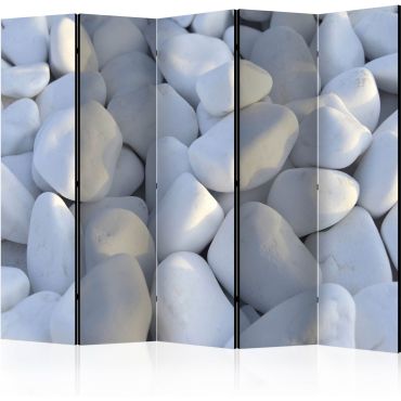 Διαχωριστικό με 5 τμήματα - White Pebbles II [Room Dividers]
