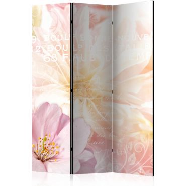 3-part divider - Romantic Message [Room Dividers]