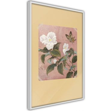 Αφίσα - Rhododendron and Butterfly