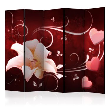 5-section divider - Love Message II [Room Dividers]