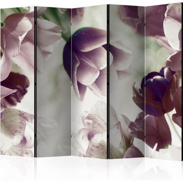 Διαχωριστικό με 5 τμήματα - Heavenly tulips II [Room Dividers]