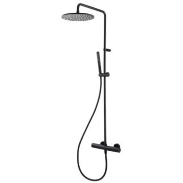 Shower system Herzbach Deep Black