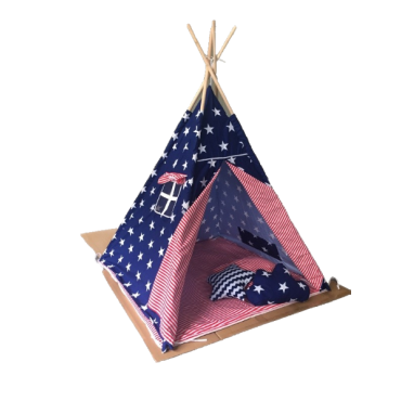 Παιδική σκηνή Baby Adventure Teepee Gray Star