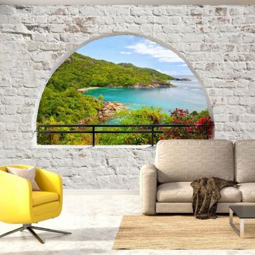 Self-adhesive photo wallpaper - Emerald Island