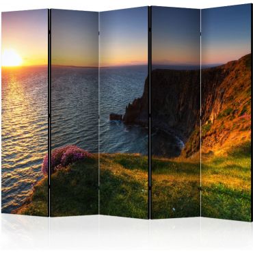 Διαχωριστικό με 5 τμήματα - Sunset: Cliffs of Moher, Ireland II [Room Dividers]