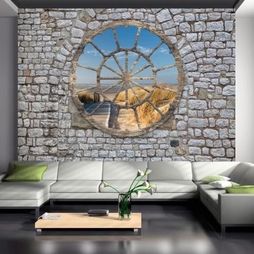 Self-adhesive photo wallpaper - Behind the wall