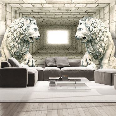Αυτοκόλλητη φωτοταπετσαρία - Chamber of lions