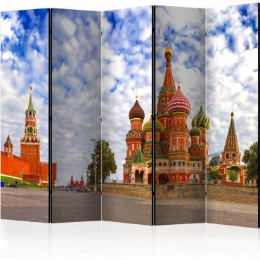 Διαχωριστικό με 5 τμήματα - Red Square, Moscow, Russia II [Room Dividers]