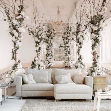 Self-adhesive photo wallpaper - Flower Chamber