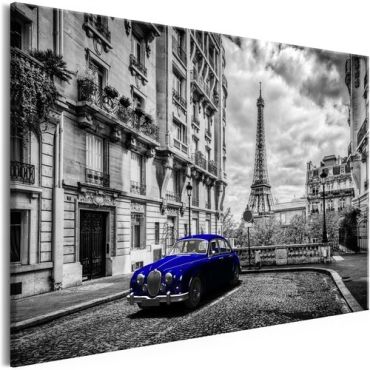 Table - Car in Paris (1 Part) Blue Wide