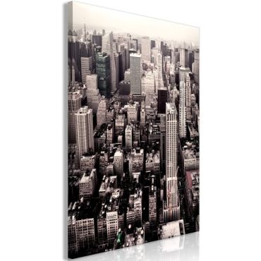 Πίνακας - Manhattan In Sepia (1 Part) Vertical