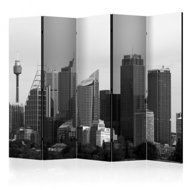 Διαχωριστικό με 5 τμήματα - Skyscrapers in Sydney II [Room Dividers]
