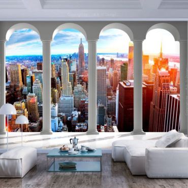Αυτοκόλλητη φωτοταπετσαρία - Pillars and New York