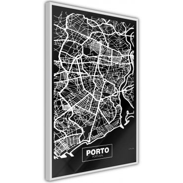 Αφίσα - City Map: Porto (Dark)
