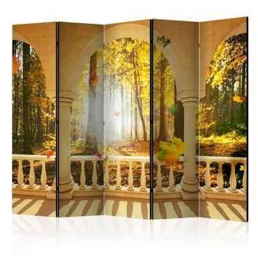 Διαχωριστικό με 5 τμήματα - Dream About Autumnal Forest II [Room Dividers]