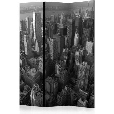 Διαχωριστικό με 3 τμήματα - New York: skyscrapers (bird's eye view) [Room Dividers]
