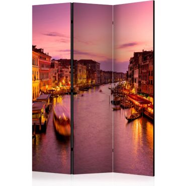 Διαχωριστικό με 3 τμήματα - City of lovers, Venice by night II [Room Dividers]