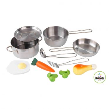 Kitchen utensils KidKraft Deluxe Cookware Set