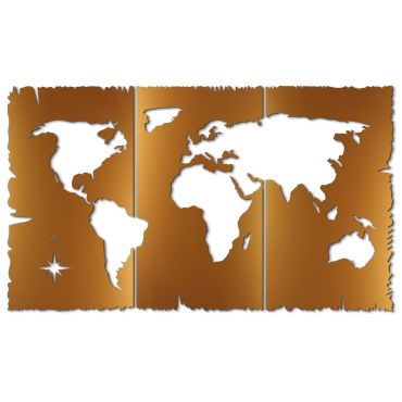 Wall decoration World map