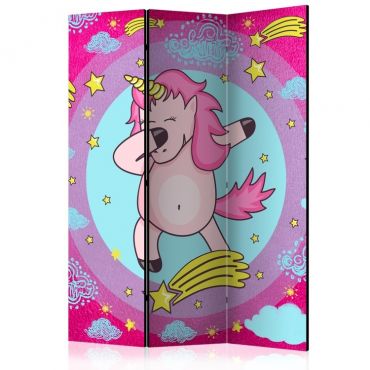 3-part divider - Dancing Unicorn [Room Dividers]