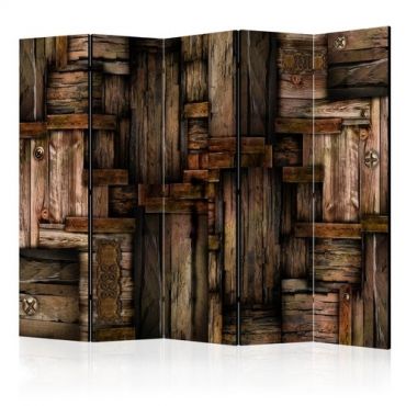 Διαχωριστικό με 5 τμήματα - Wooden puzzle II [Room Dividers]