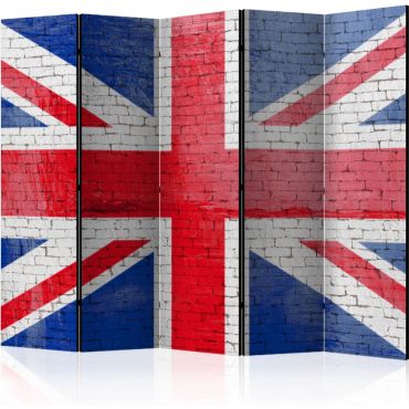 Διαχωριστικό με 5 τμήματα - British flag II [Room Dividers]