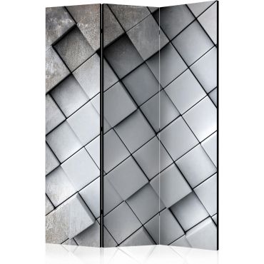 Διαχωριστικό με 3 τμήματα - Gray background 3D [Room Dividers]