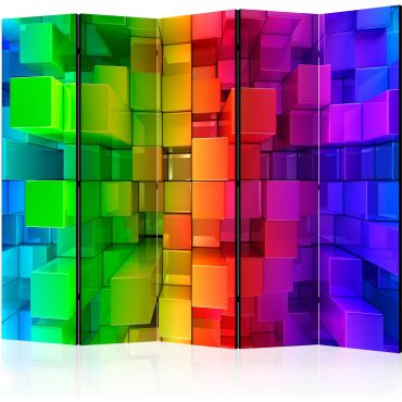 Διαχωριστικό με 5 τμήματα - Colour jigsaw II [Room Dividers]