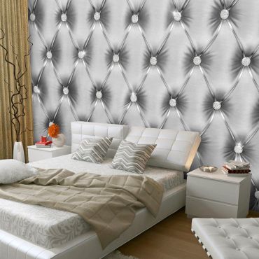 Self-adhesive photo wallpaper - Silver Luxury