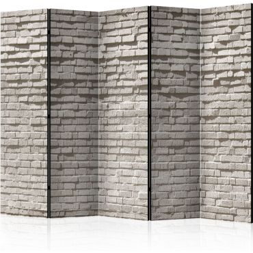 Διαχωριστικό με 5 τμήματα - Brick Wall: Minimalism II [Room Dividers]