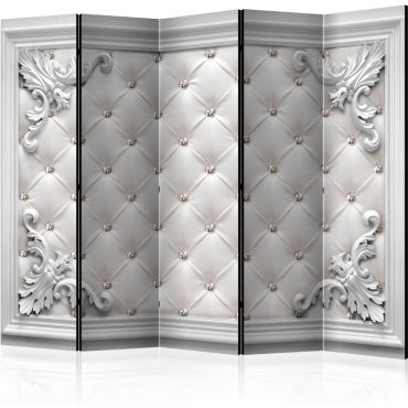 Διαχωριστικό με 5 τμήματα - Quilted Leather II [Room Dividers]