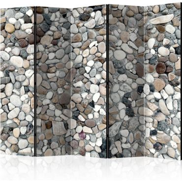 Διαχωριστικό με 5 τμήματα - Beach Pebbles II [Room Dividers]