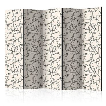 5-section divider - Rounded Geometry II [Room Dividers]