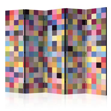 Διαχωριστικό με 5 τμήματα - Full range of colors II [Room Dividers]