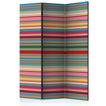Διαχωριστικό με 3 τμήματα - Subdued stripes [Room Dividers]