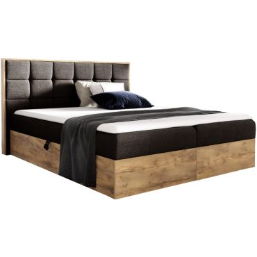 Επενδυμένο κρεβάτι Wood 1