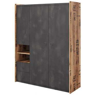 Wardrobe Fargo 3D2S 3-door