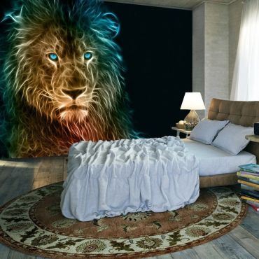 Αυτοκόλλητη φωτοταπετσαρία - Abstract lion